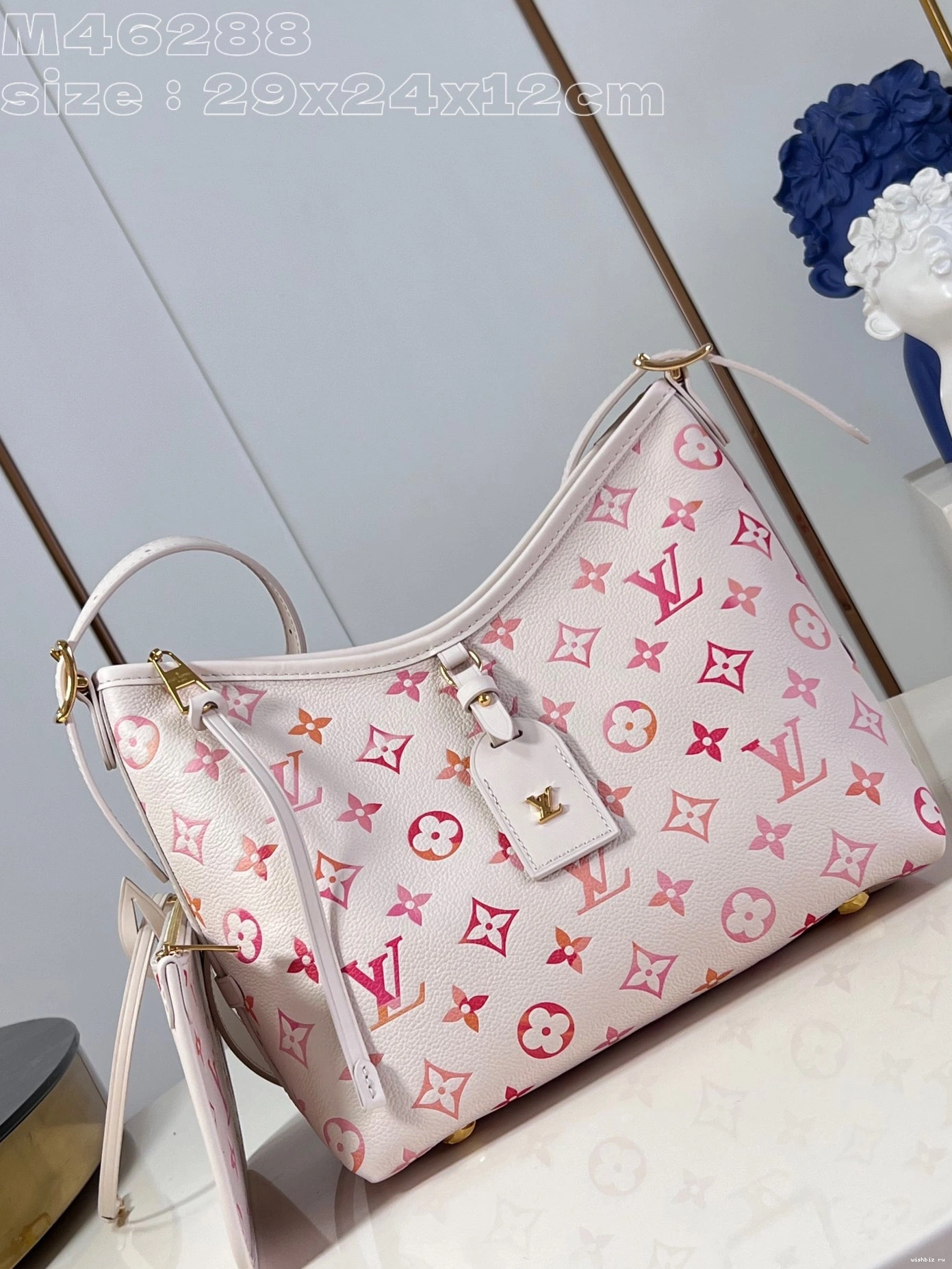 WIS VUITTON CARRYALL PM-29*24*12cm LOUIS 1024